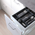 UPPDATERA Adjustable organiser for drawer, grey, 40 cm