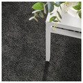 STOENSE Rug, low pile, dark grey, 170x240 cm