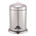 GoodHome Bathroom Waste Bin Korana 5l, chrome