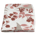 RINGBUK Tablecloth, white beige/red/leaves, 150 cm