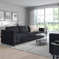 VIMLE 3-seat sofa, Saxemara black-blue