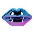 Decoration Lips, blue-purple