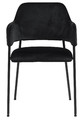 Chair with Armrests Lima, black