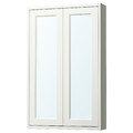 TÄNNFORSEN Mirror cabinet with doors, white, 60x15x95 cm