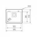 Teka Top/Flush Stainless Steel Sink FRAME FR60SXF