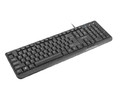 Natec Wired Keyboard Trout Slim USB, black