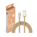 V-TAC Cable microUSB M 1m 2.4A, gold