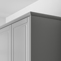 BODBYN Contoured deco strip/moulding, grey, 221 cm