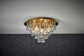 Ceiling Lamp London Crystal 5 x E14, gold