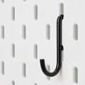 SKÅDIS Hook, black, 5 pack