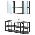 ENHET Bathroom, anthracite, 140x43x65 cm