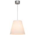 GoodHome Pendant Lamp Syenite E27 32cm, silver