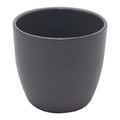 GoodHome Plant Pot Cover Emi, indoor, 17cm, grey