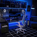 STYRSPEL Gaming chair, blue/light grey