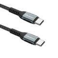 Qoltec Cable USB-C 1.5m, black