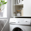 NYSJÖN Storage combination for laundry, white, 105x32x190 cm