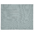 NISSÖGA Place mat, white/light blue, 45x35 cm