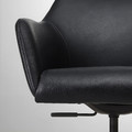 TOSSBERG / MALSKÄR Swivel chair, Grann black/black