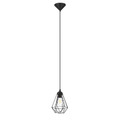 GoodHome Pendant Lamp Smertrio E27 17.5cm, black