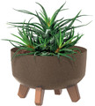 Plant Pot Gracia Eco 24 cm, coffee