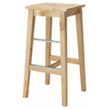 NILSOLLE Bar stool, birch, 74 cm