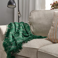 SVINROT Throw, dark green, 130x170 cm