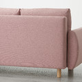 GRUNNARP 3-seat sofa-bed, pink