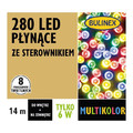 Christmas Lights 280 LED Bulinex 14 m, 8 modes, indoor/outdoor, multicolour