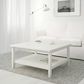 HEMNES Coffee table, white stain, 90x90 cm