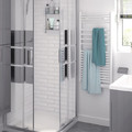 GoodHome Shower Enclosure Beloya 80x80x195cm, chrome/mirror glass