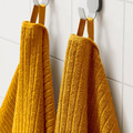 VÅGSJÖN Bath towel, golden-yellow, 70x140 cm