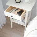 HEMNES Nightstand, white stain, 46x35 cm