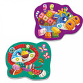 Magnetic Baby Puzzle 2 Sets Lion/Hippo