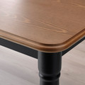 DANDERYD Dining table, pine veneer/black, 130x80 cm