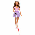 Barbie Fashionistas Doll #228, Blind Barbie Doll HRH17 3+