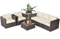 Outdoor Furniture Set MALAGA SET MAX, brown