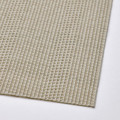 FLYGFISK Place mat, light beige, 38x30 cm