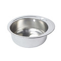 Steel Kitchen Sink Quimby 1 Bowl, polished