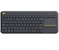 Logitech Wireless Touch Keyboard K400+ Black