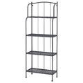 LÄCKÖ Shelving unit, outdoor, grey, 61x160 cm