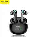 Awei Bluetooth Headphones Earphones 5.0 TWS T15P Black