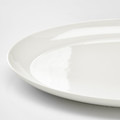 FRÖJDEFULL Plate, white, 34x26 cm