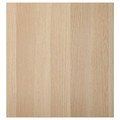 LAPPVIKEN Door, white stained oak effect, 60x64 cm