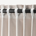 TIBAST Curtains, 1 pair, beige, 145x300 cm