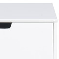 Nightstand Bedside Table Mitra, white