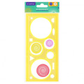 Starpak Spirograph Circle Template 1pc, assorted colours