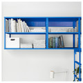 PLATSA Open shelving unit, blue, 80x40x60 cm