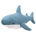 BLÅHAJ Soft toy, baby shark, 55 cm