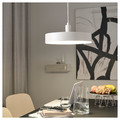 NYMÅNE LED pendant lamp, wireless dimmable white spectrum/white, 38 cm