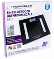 Esperanze B.Fit 8in1 Bluetooth Bathroom Scales - Black